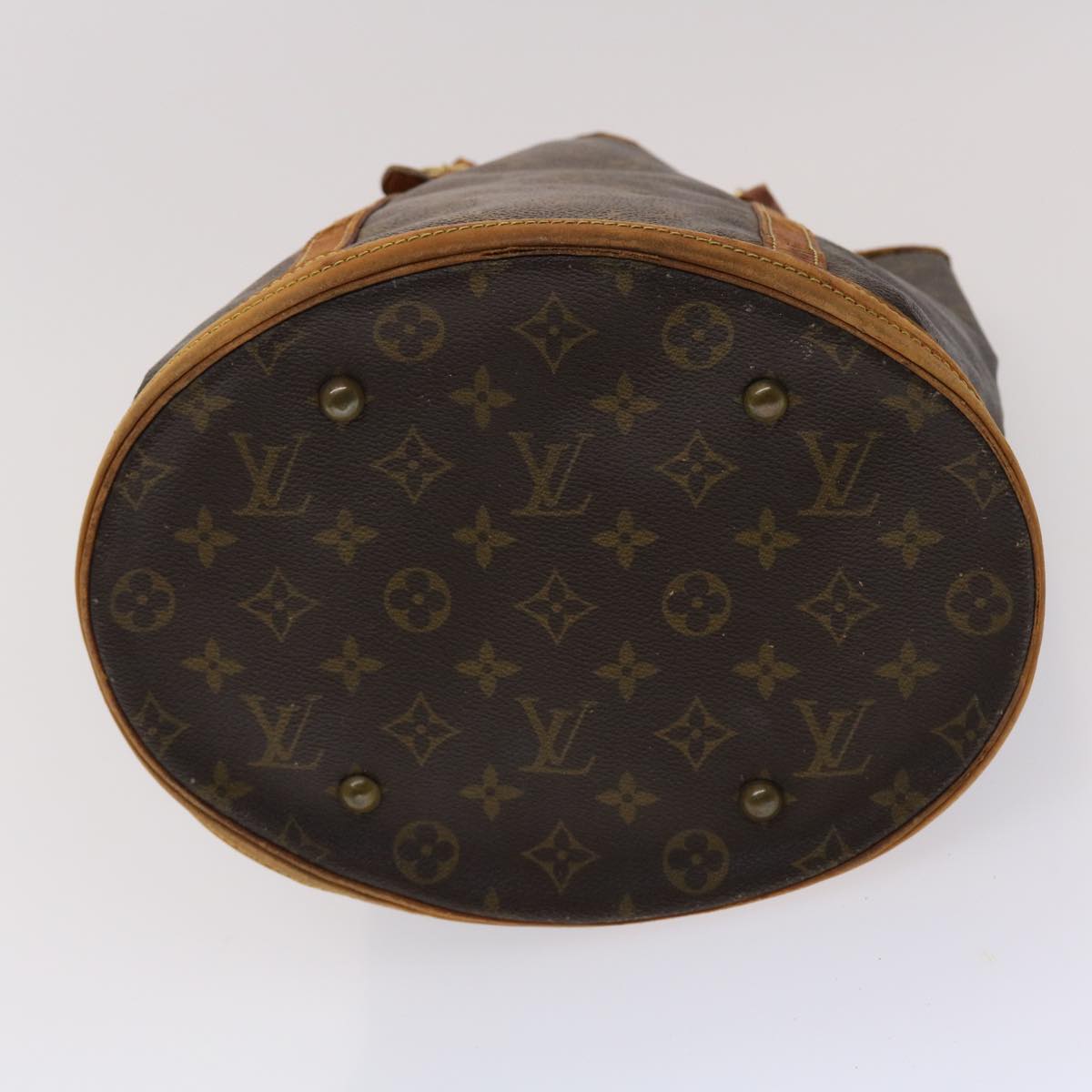 LOUIS VUITTON Monogram Bucket GM Shoulder Bag M42236 LV Auth 47920