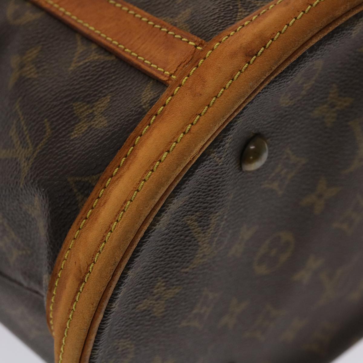 LOUIS VUITTON Monogram Bucket GM Shoulder Bag M42236 LV Auth 47920