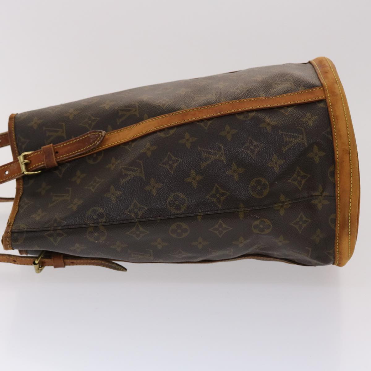 LOUIS VUITTON Monogram Bucket GM Shoulder Bag M42236 LV Auth 47920