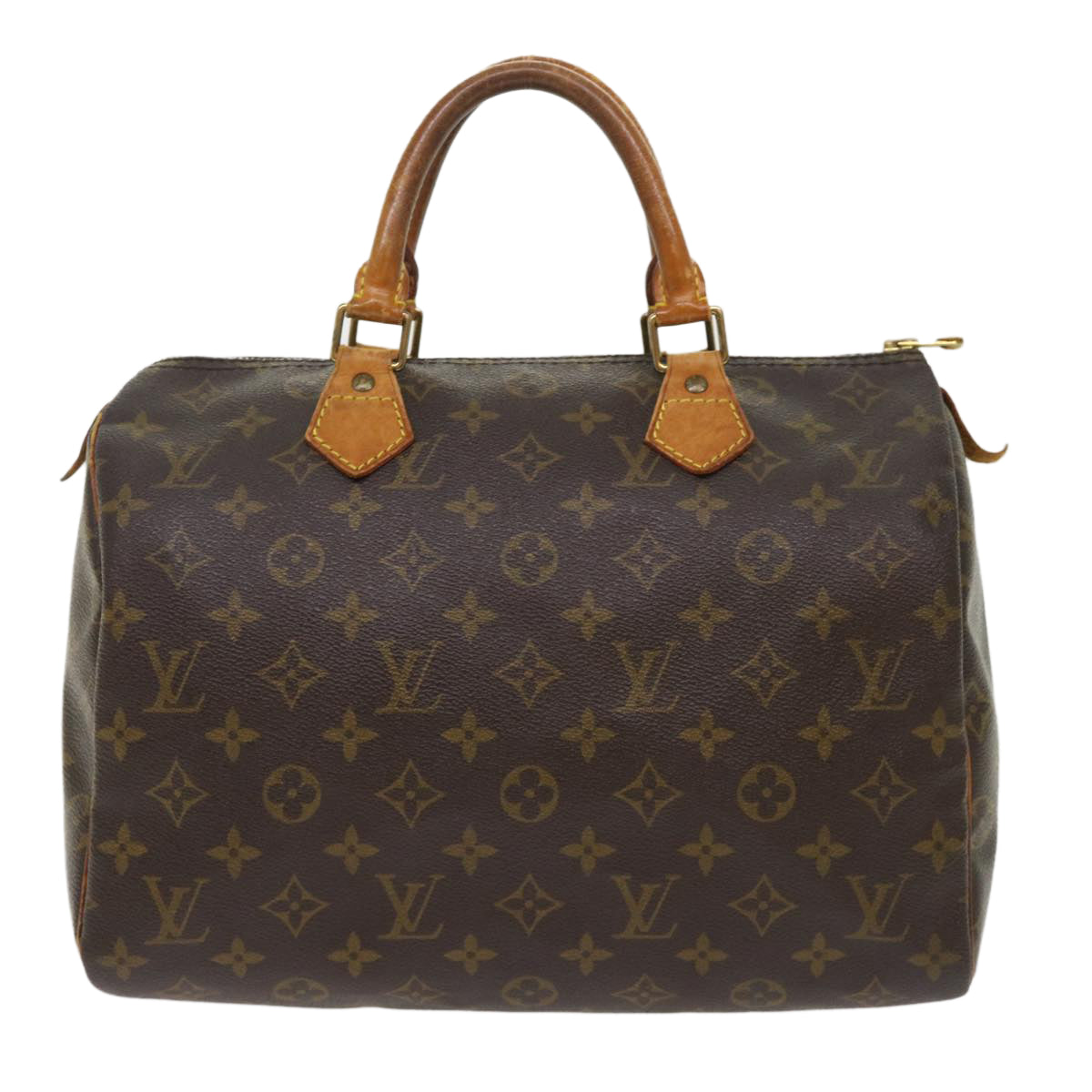 LOUIS VUITTON Monogram Speedy 30 Hand Bag M41526 LV Auth 47921