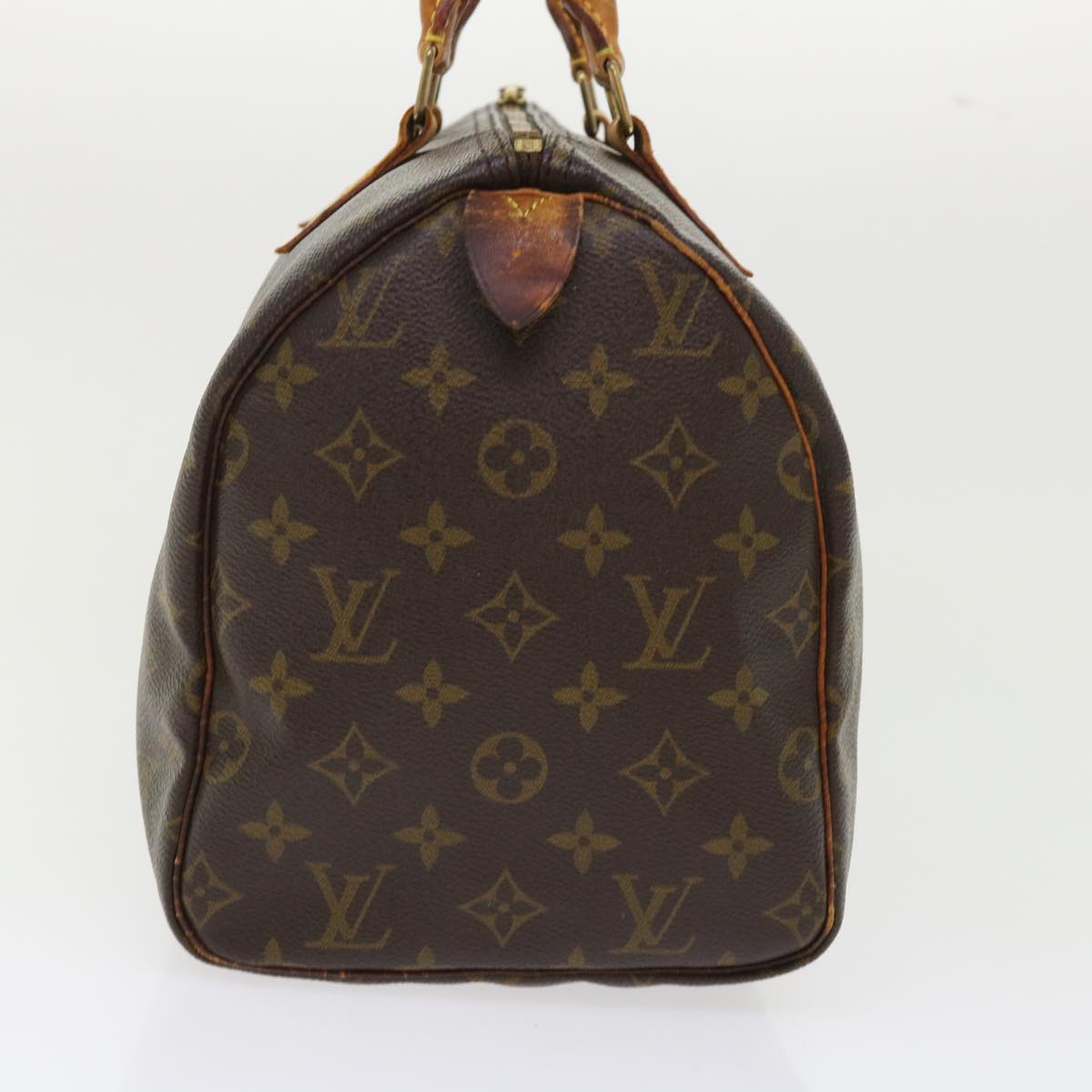 LOUIS VUITTON Monogram Speedy 30 Hand Bag M41526 LV Auth 47921