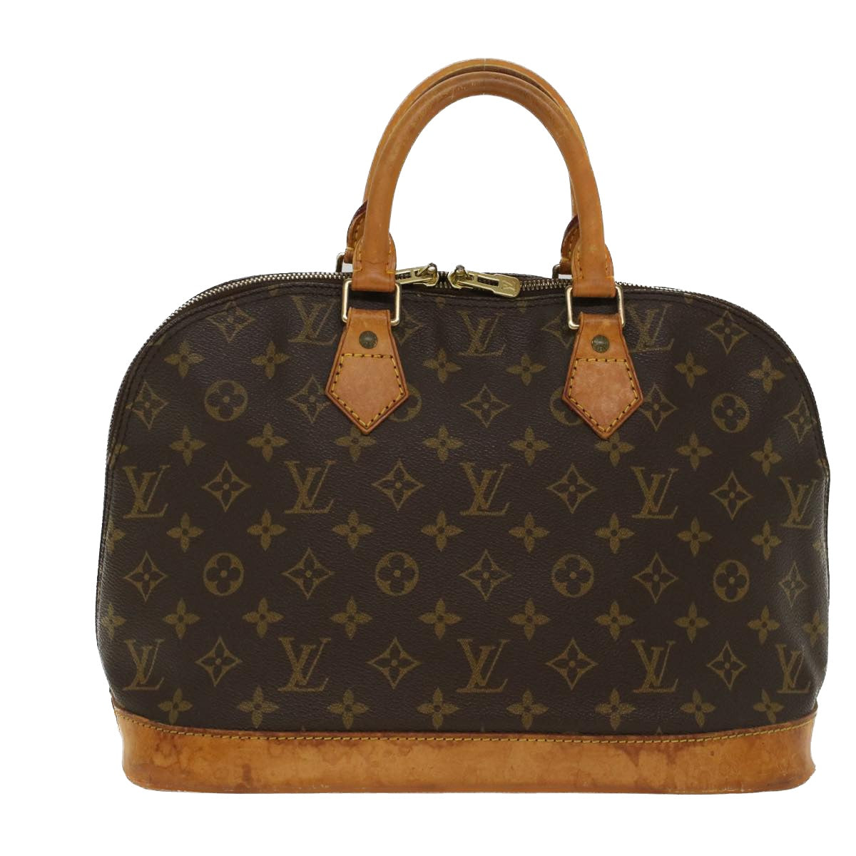 LOUIS VUITTON Monogram Alma Hand Bag M51130 LV Auth 47925