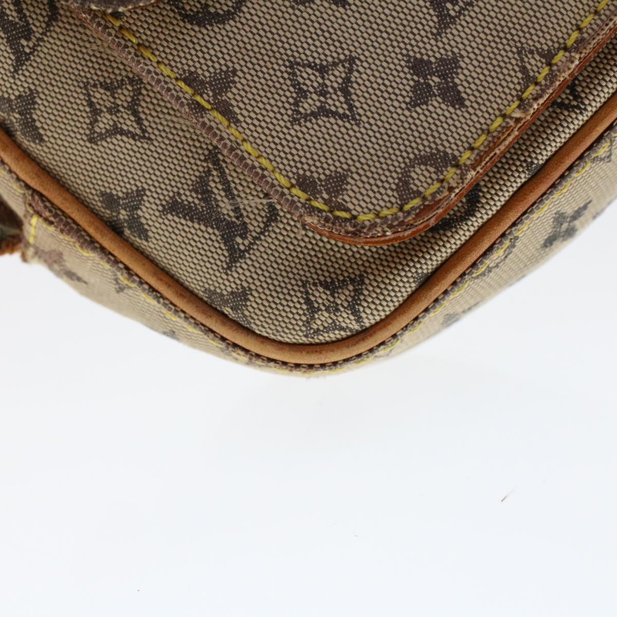 LOUIS VUITTON Monogram Mini Juliet MM Shoulder Bag Blue M92004 LV Auth 47932