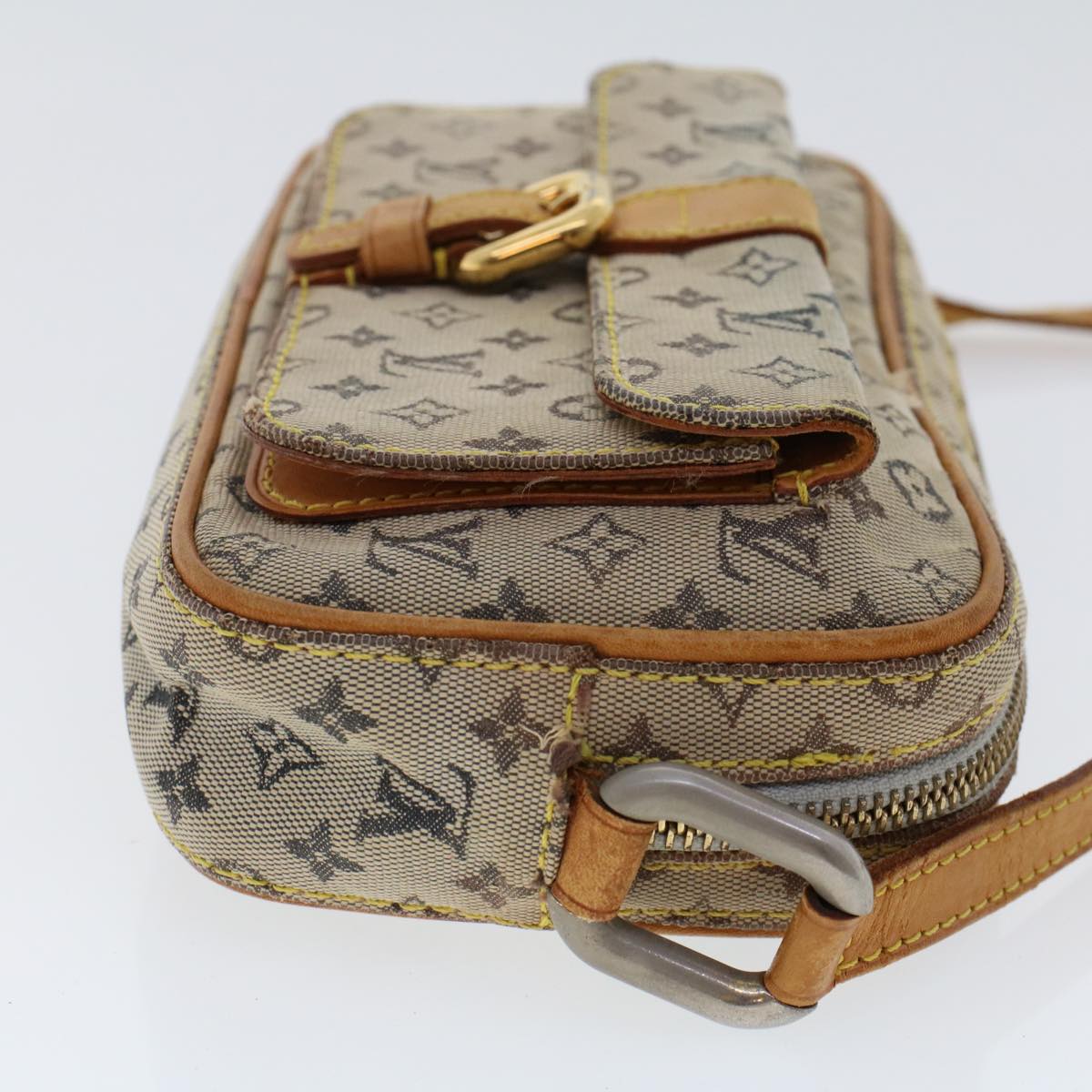 LOUIS VUITTON Monogram Mini Juliet MM Shoulder Bag Blue M92004 LV Auth 47932