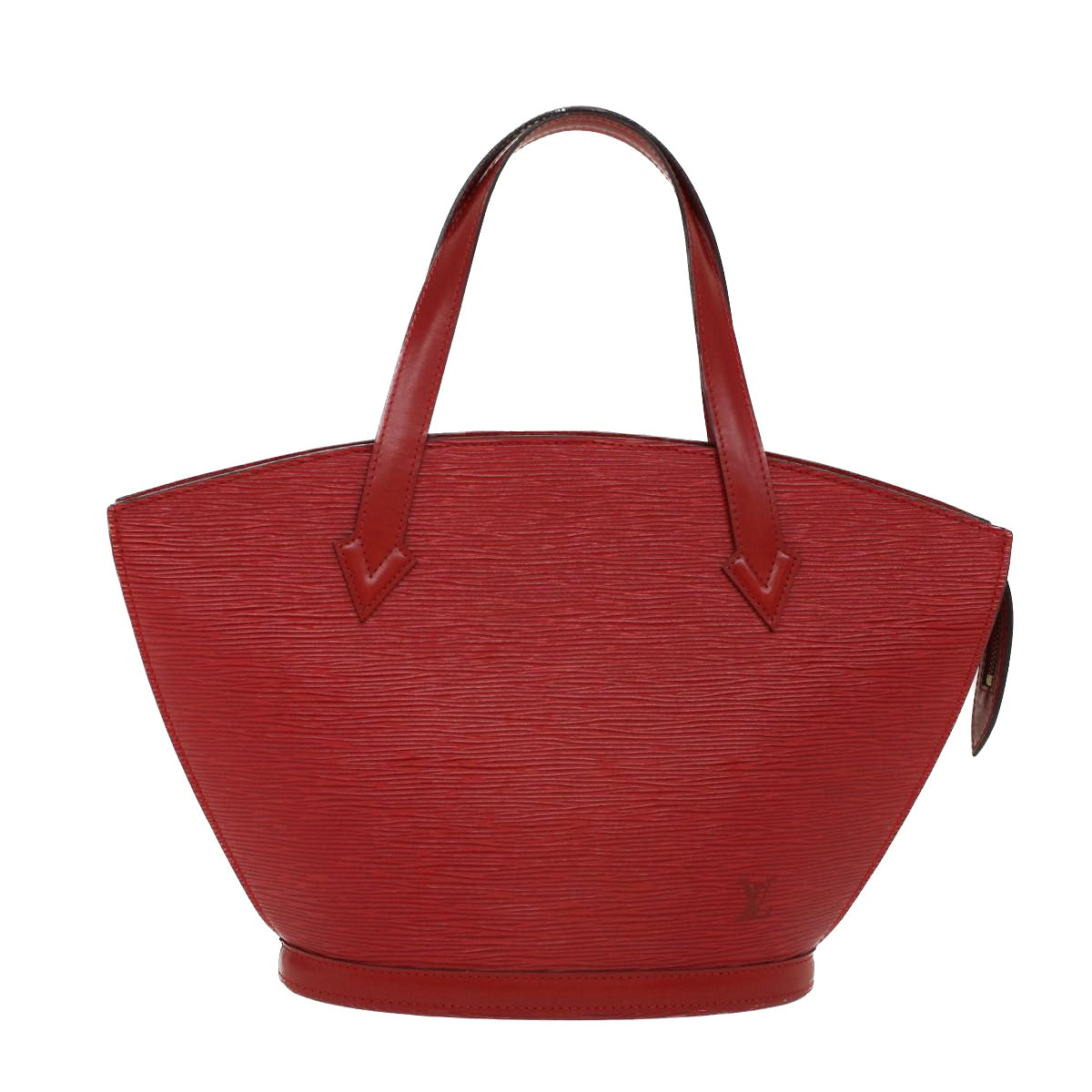 LOUIS VUITTON Epi Saint Jacques Hand Bag Red M52277 LV Auth 47953