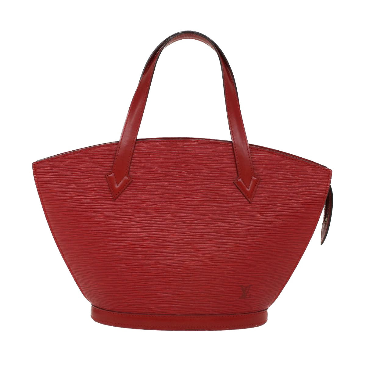 LOUIS VUITTON Epi Saint Jacques Hand Bag Red M52277 LV Auth 47953