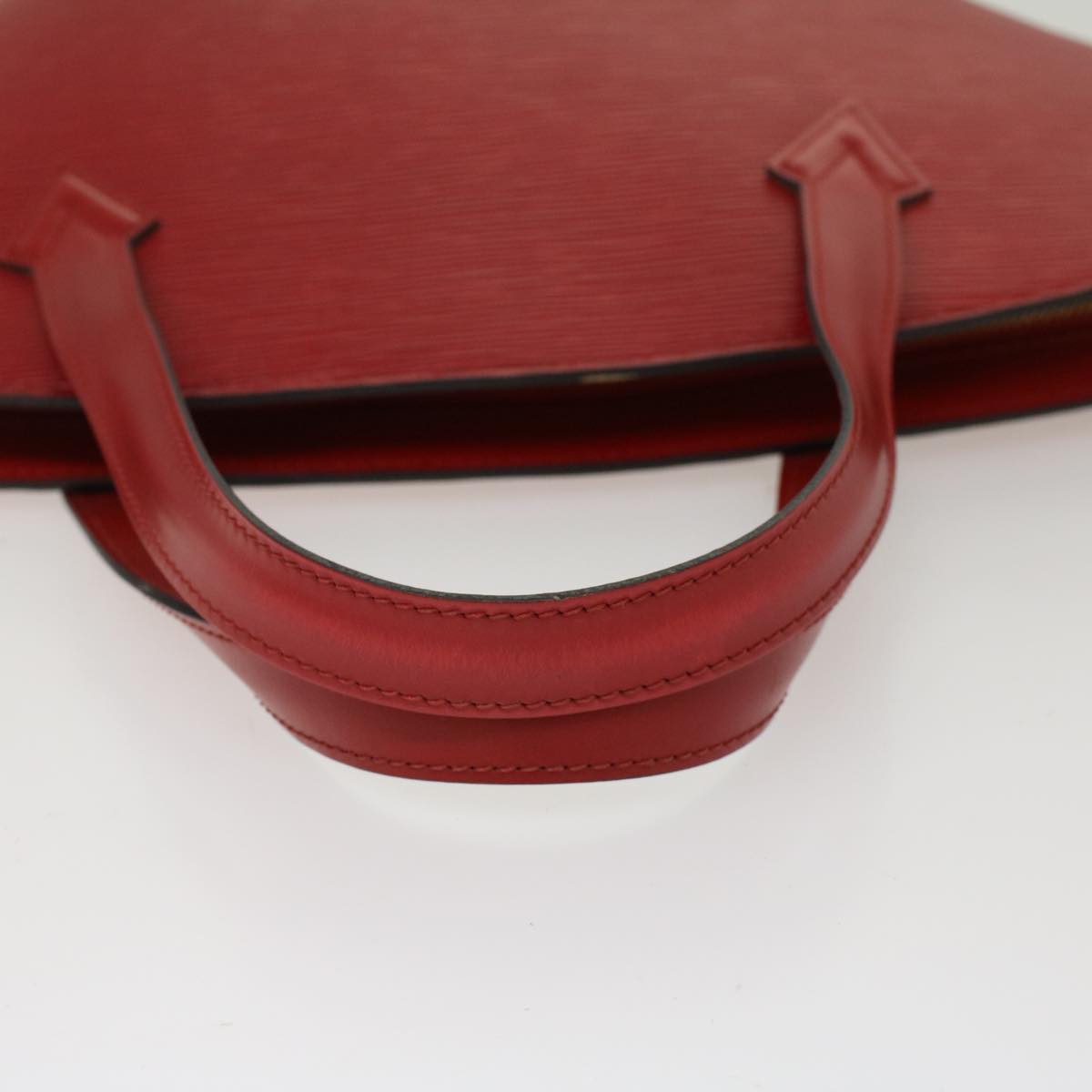 LOUIS VUITTON Epi Saint Jacques Hand Bag Red M52277 LV Auth 47953