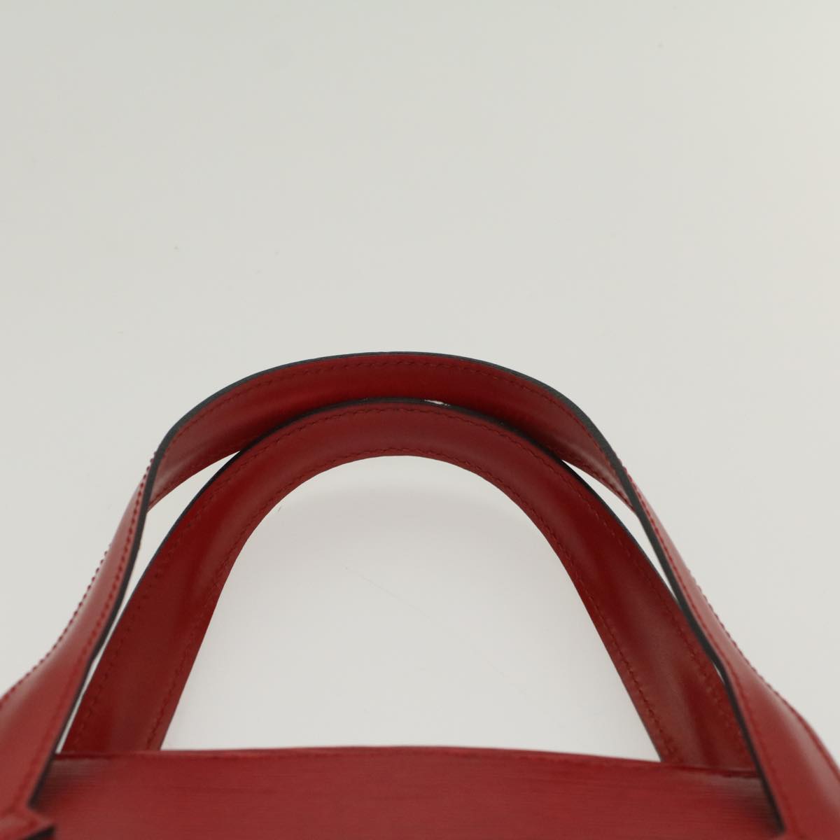 LOUIS VUITTON Epi Saint Jacques Hand Bag Red M52277 LV Auth 47953