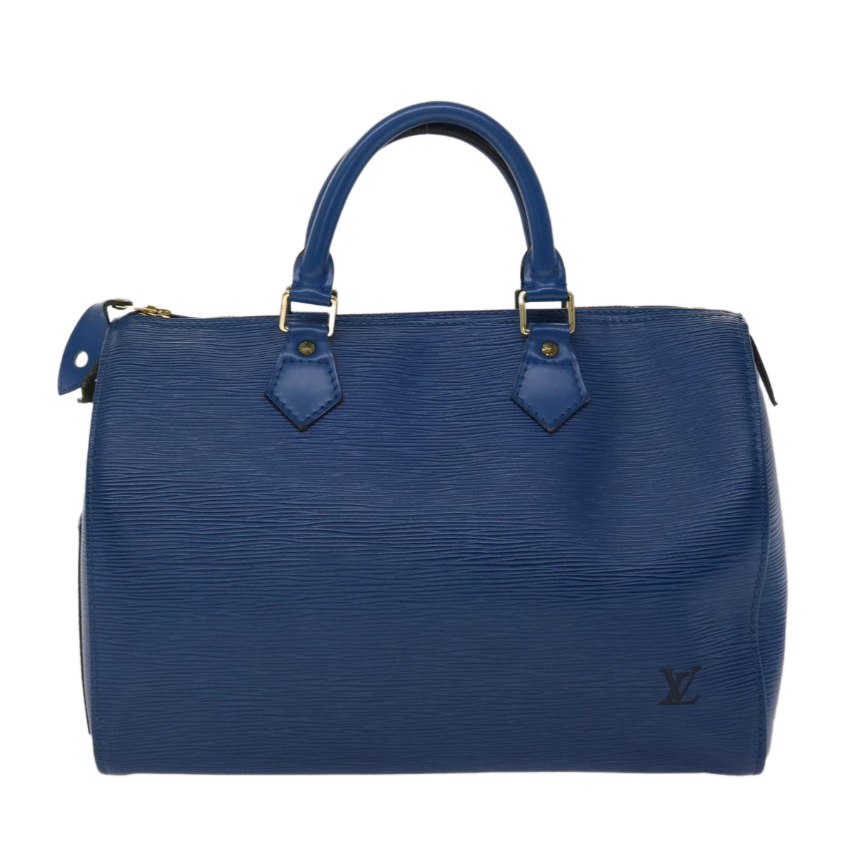 LOUIS VUITTON Epi Speedy 30 Hand Bag Toledo Blue M43005 LV Auth 47960 - 0