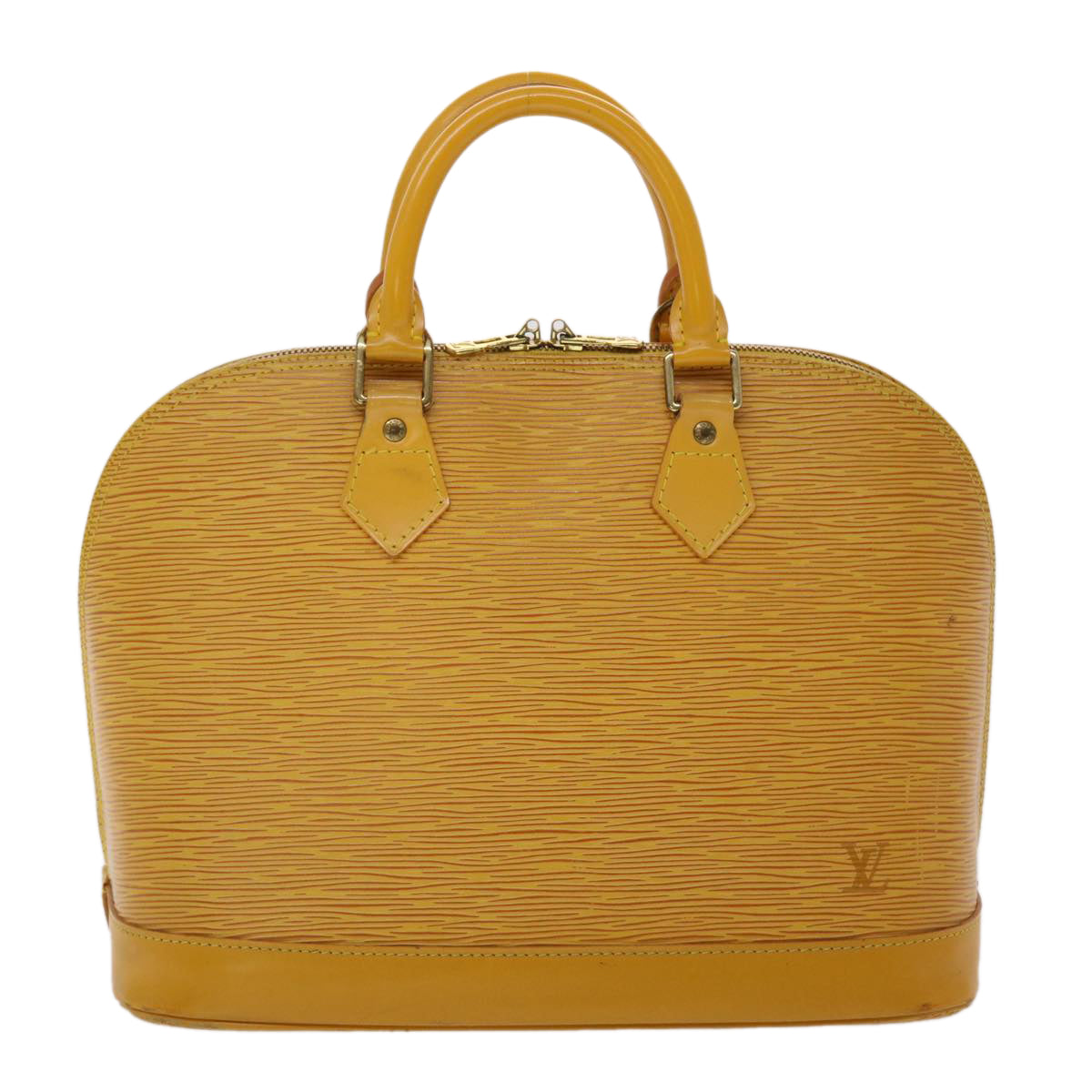 LOUIS VUITTON Epi Alma Hand Bag Tassili Yellow M52149 LV Auth 47961