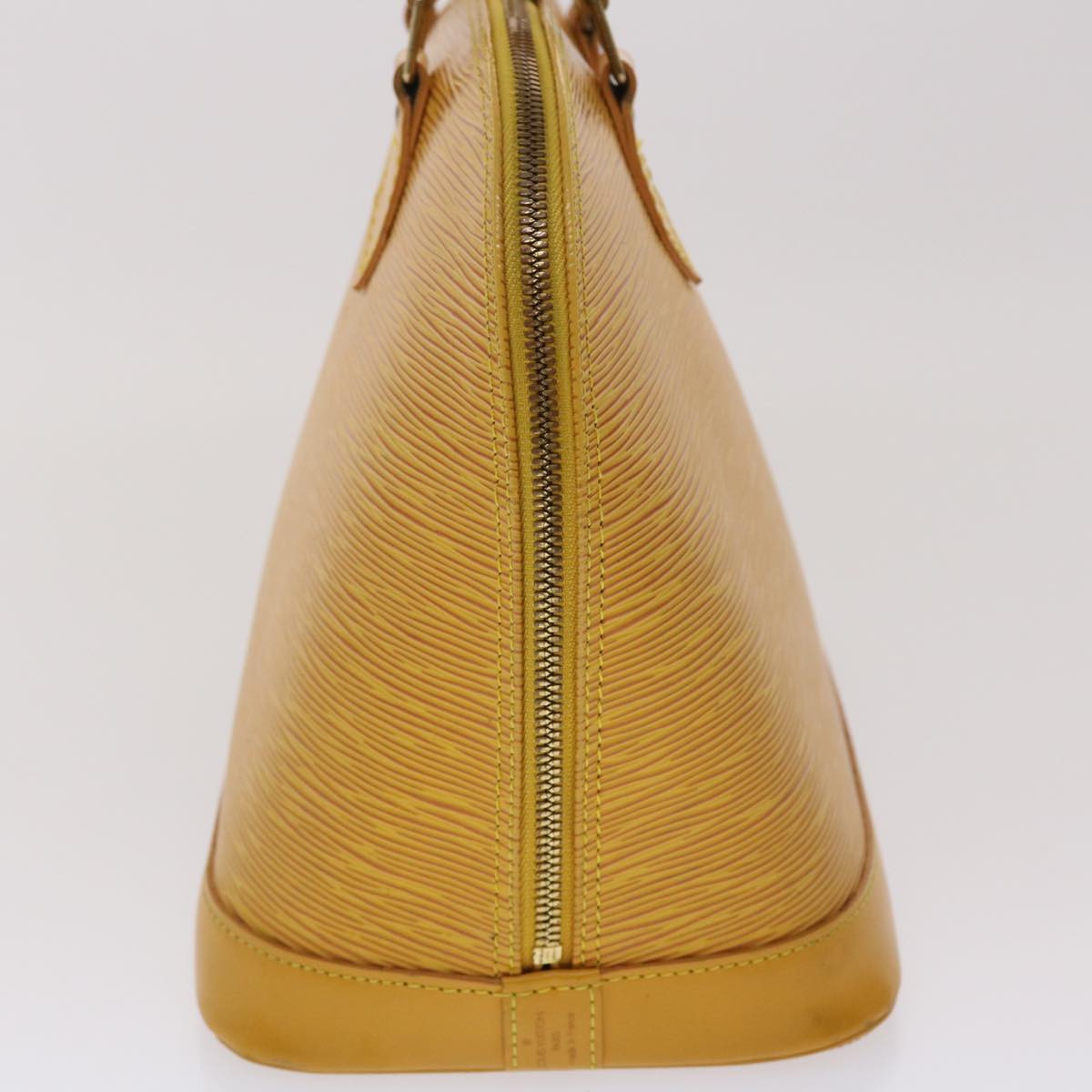 LOUIS VUITTON Epi Alma Hand Bag Tassili Yellow M52149 LV Auth 47961