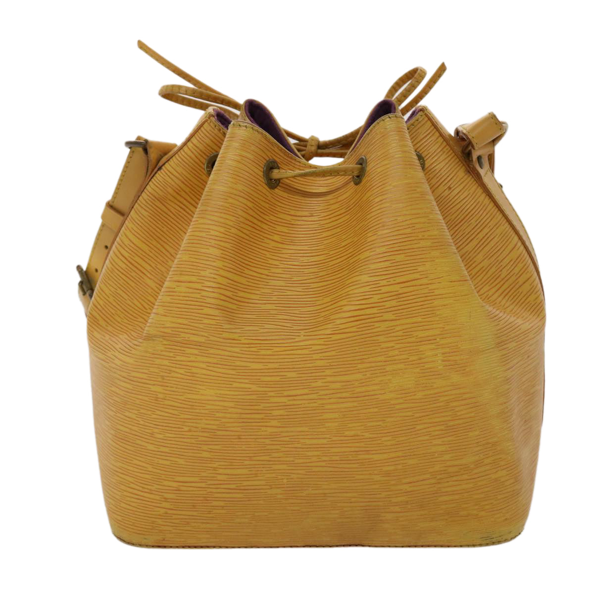 LOUIS VUITTON Epi Petit Noe Shoulder Bag Tassili Yellow M44109 LV Auth 47966 - 0