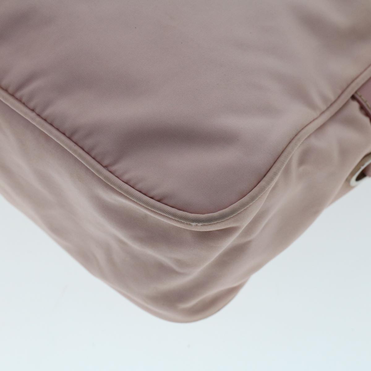 PRADA Shoulder Bag Nylon Pink Auth 48006