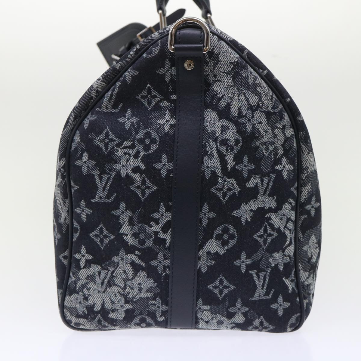 LOUIS VUITTON Monogram Tapestry Keepall Bandouliere 50 Boston M57285 Auth 48047A