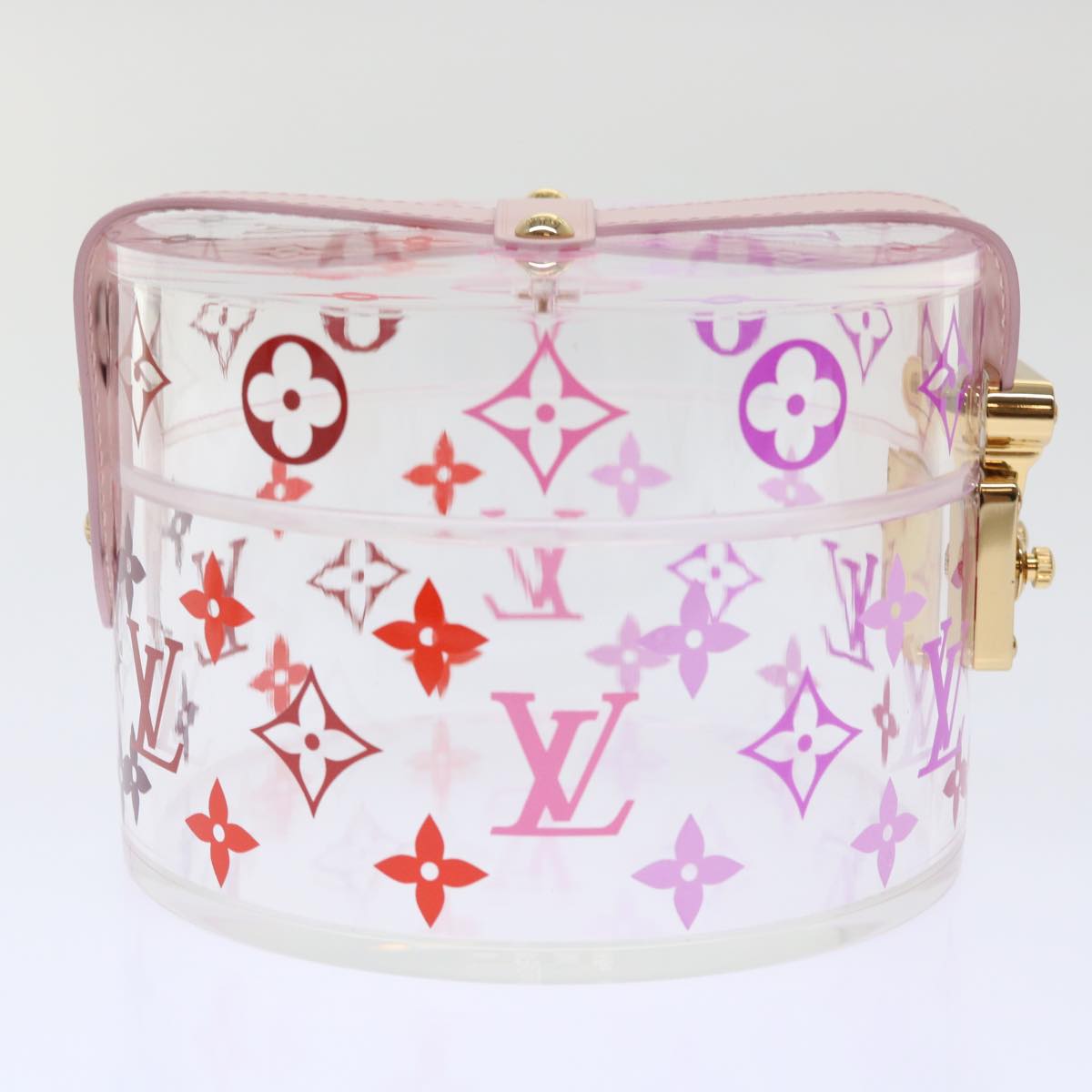 LOUIS VUITTON Monogram Boite Scott Accessory Case Clear GI0840 LV Auth 48048A