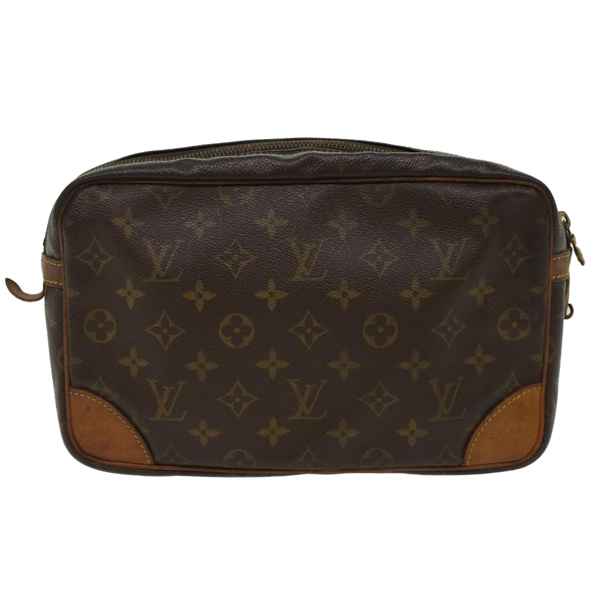 LOUIS VUITTON Monogram Compiegne 28 Clutch Bag M51845 LV Auth 48054 - 0