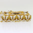 FENDI Baguette Shoulder Bag Polyester 2way White 8BR600 AK2D Auth 48072A-5