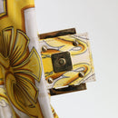 FENDI Baguette Shoulder Bag Polyester 2way White 8BR600 AK2D Auth 48072A-9