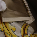 FENDI Baguette Shoulder Bag Polyester 2way White 8BR600 AK2D Auth 48072A-11