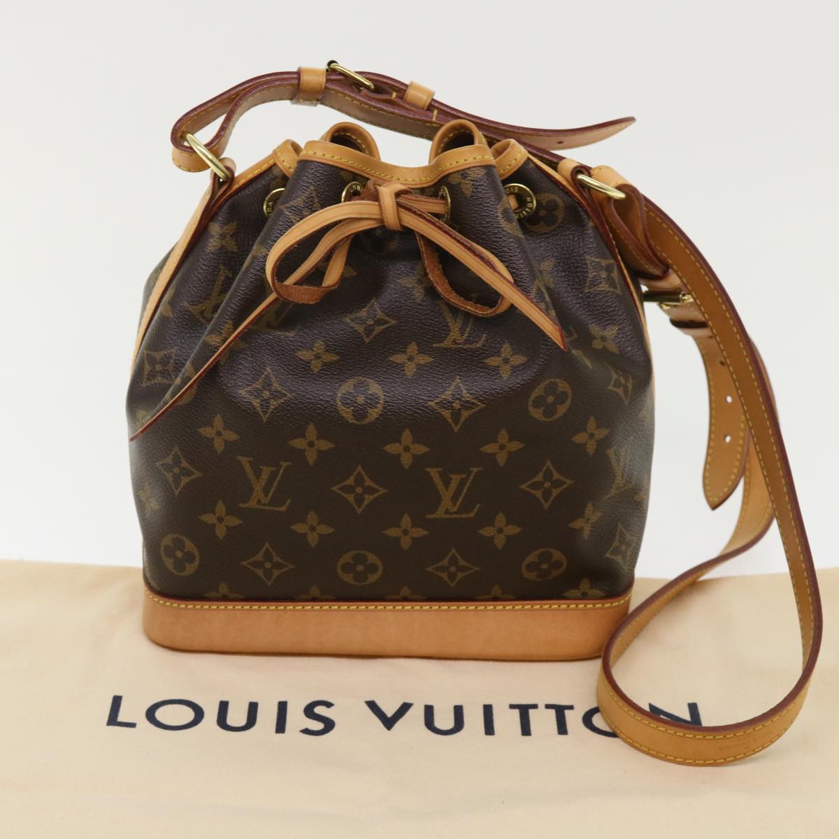 LOUIS VUITTON Monogram Noe BB Shoulder Bag M40817 LV Auth 48076