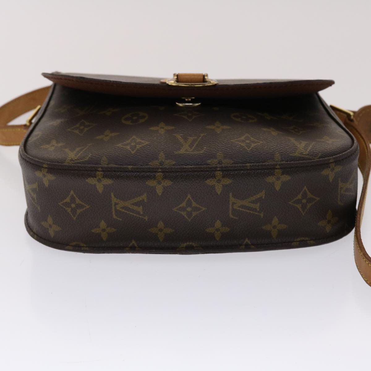 LOUIS VUITTON Monogram Saint Cloud GM Shoulder Bag M51242 LV Auth 48082