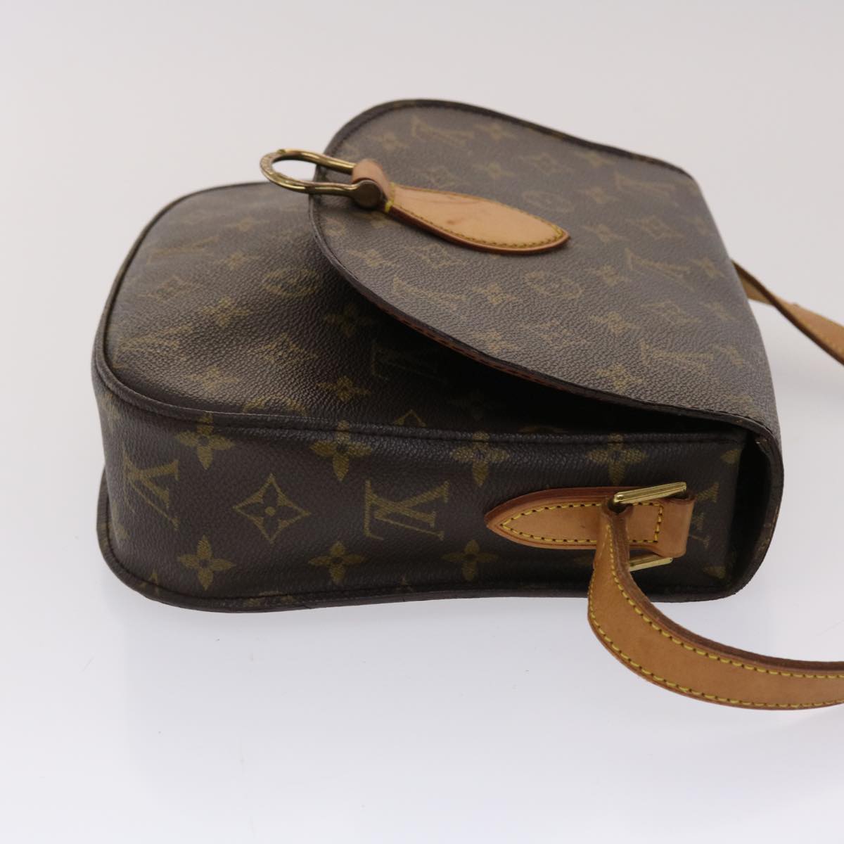 LOUIS VUITTON Monogram Saint Cloud GM Shoulder Bag M51242 LV Auth 48082