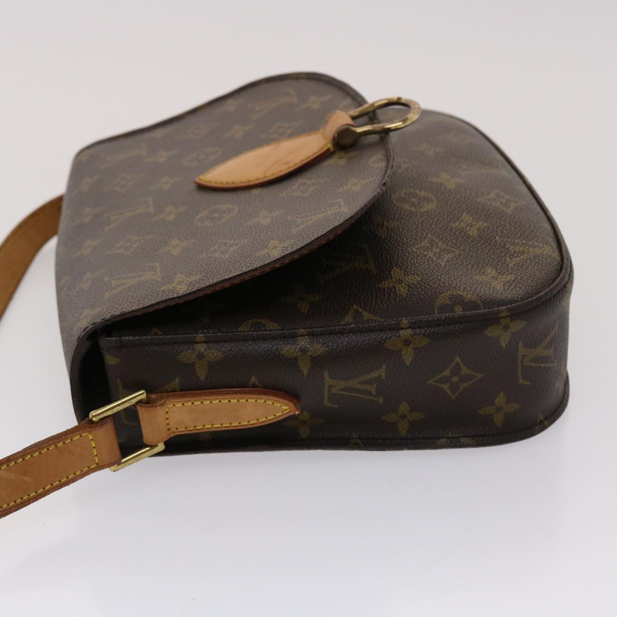 LOUIS VUITTON Monogram Saint Cloud GM Shoulder Bag M51242 LV Auth 48082