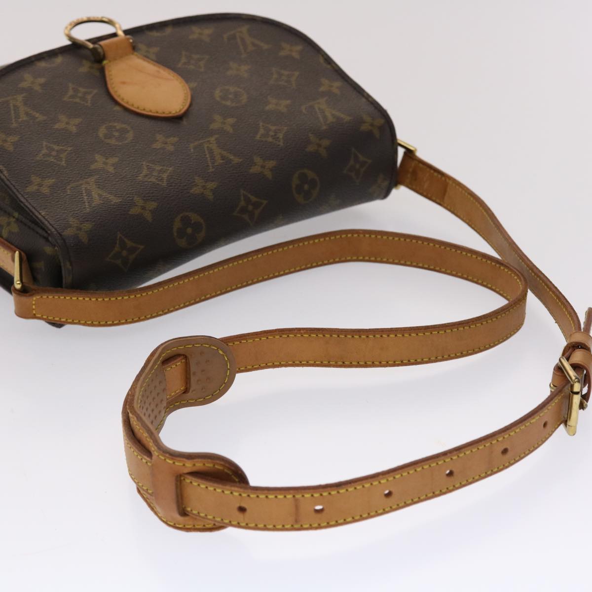 LOUIS VUITTON Monogram Saint Cloud GM Shoulder Bag M51242 LV Auth 48082