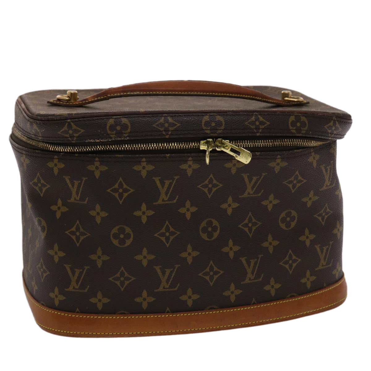 LOUIS VUITTON Monogram Nice Hand Bag 2way M47280 LV Auth 48268