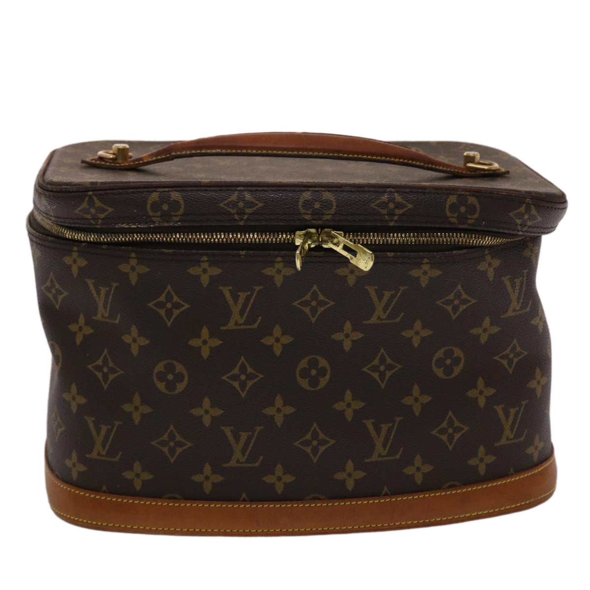 LOUIS VUITTON Monogram Nice Hand Bag 2way M47280 LV Auth 48268