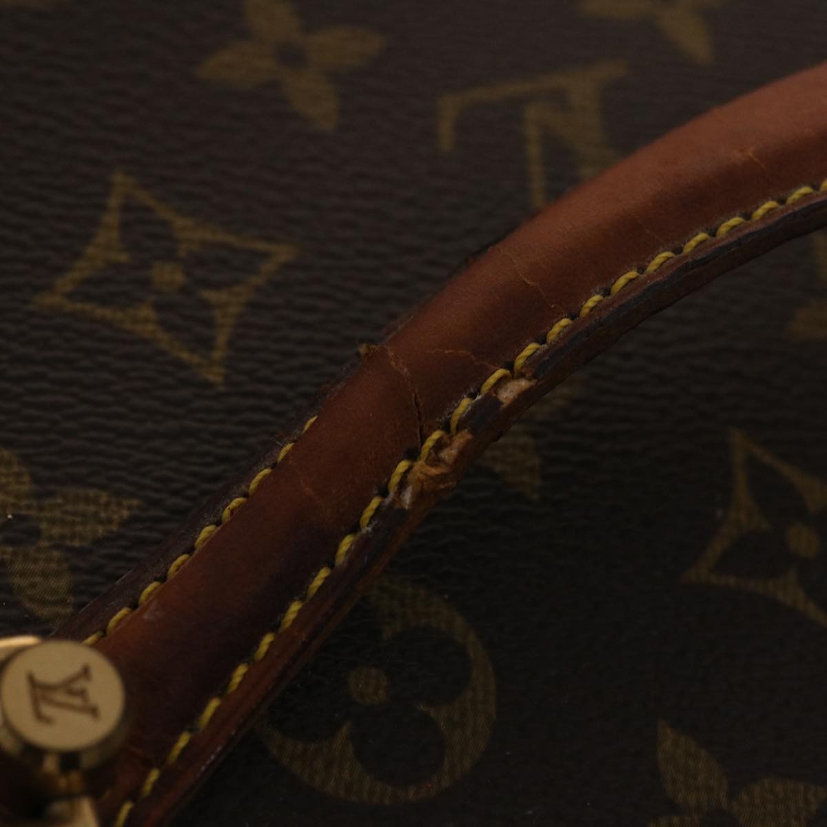 LOUIS VUITTON Monogram Nice Hand Bag 2way M47280 LV Auth 48268