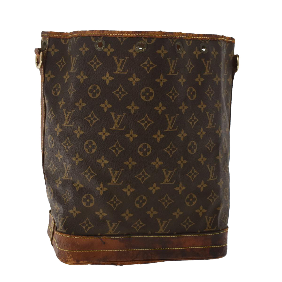 LOUIS VUITTON Monogram Noe Shoulder Bag M42224 LV Auth 48272