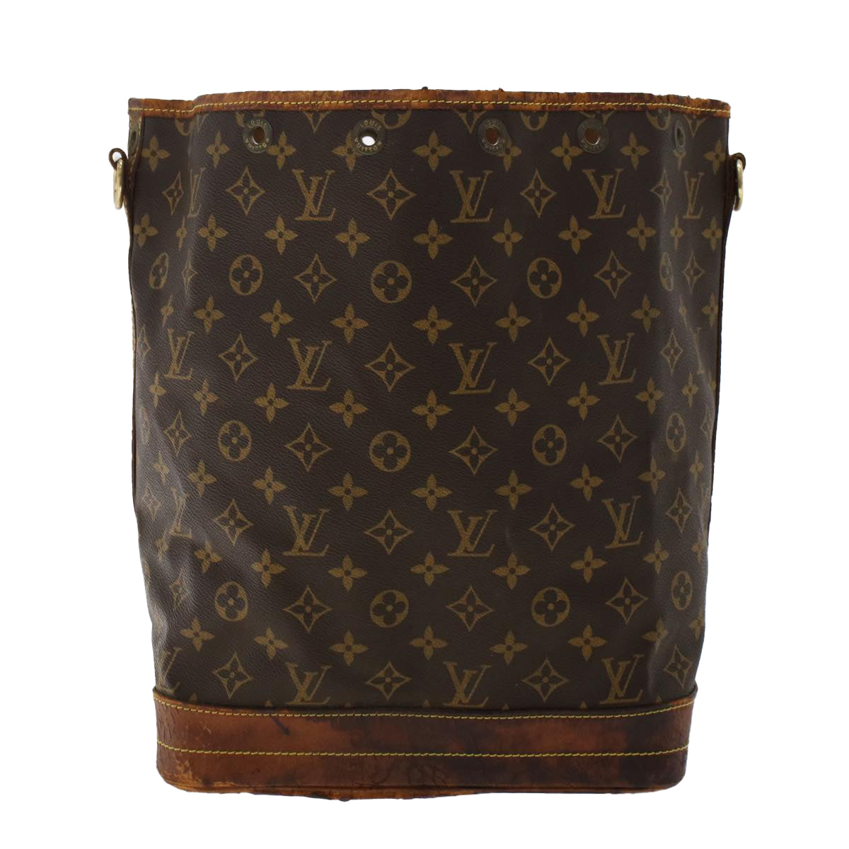 LOUIS VUITTON Monogram Noe Shoulder Bag M42224 LV Auth 48272