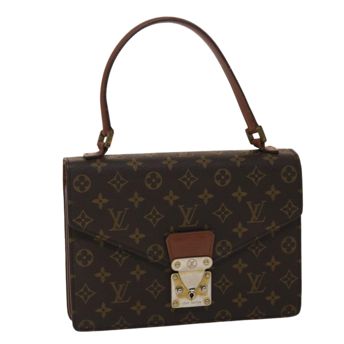 LOUIS VUITTON Monogram Concorde Hand Bag Vintage M51190 LV Auth 48280