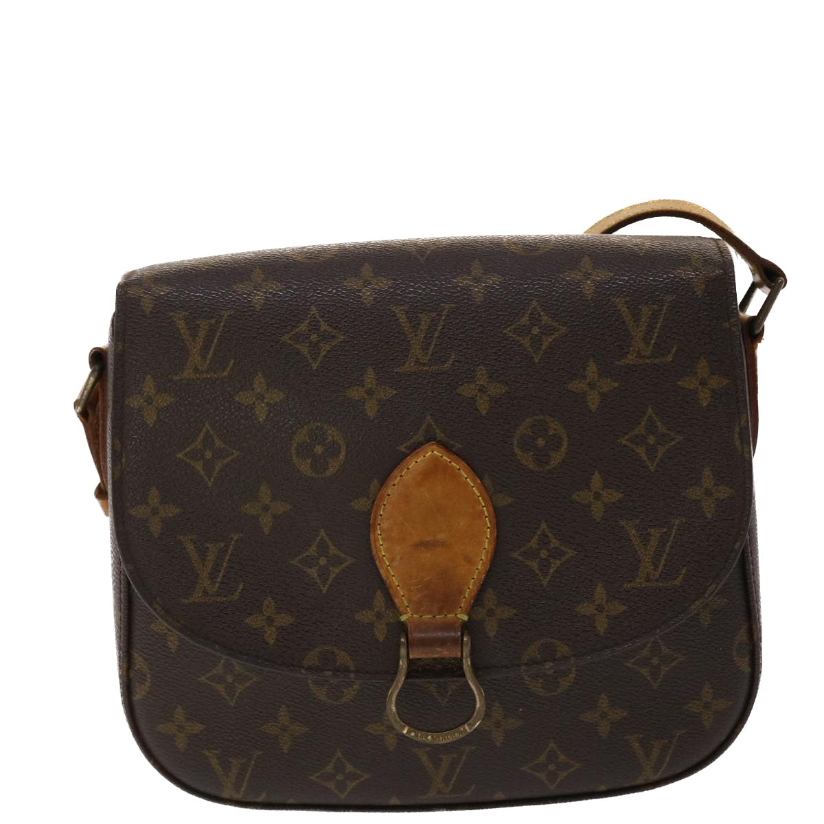 LOUIS VUITTON Monogram Saint Cloud GM Shoulder Bag M51242 LV Auth 48286