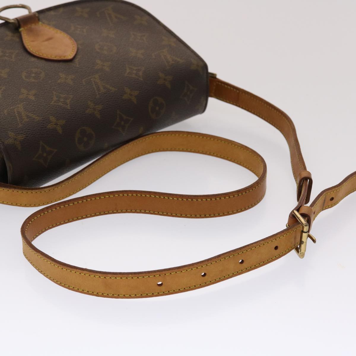 LOUIS VUITTON Monogram Saint Cloud GM Shoulder Bag M51242 LV Auth 48286