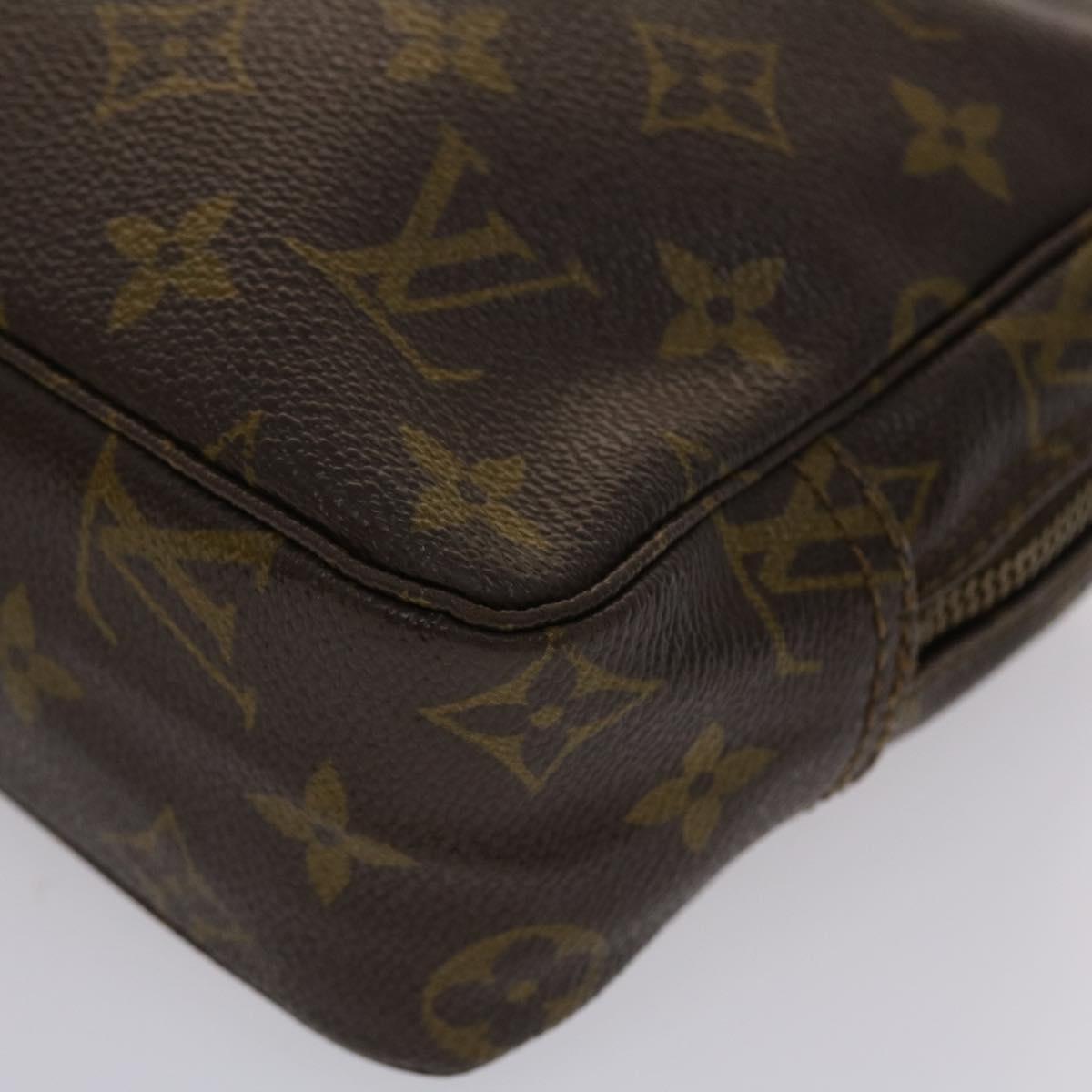 LOUIS VUITTON Monogram Trousse Toilette 23 Clutch Bag M47524 LV Auth 48292