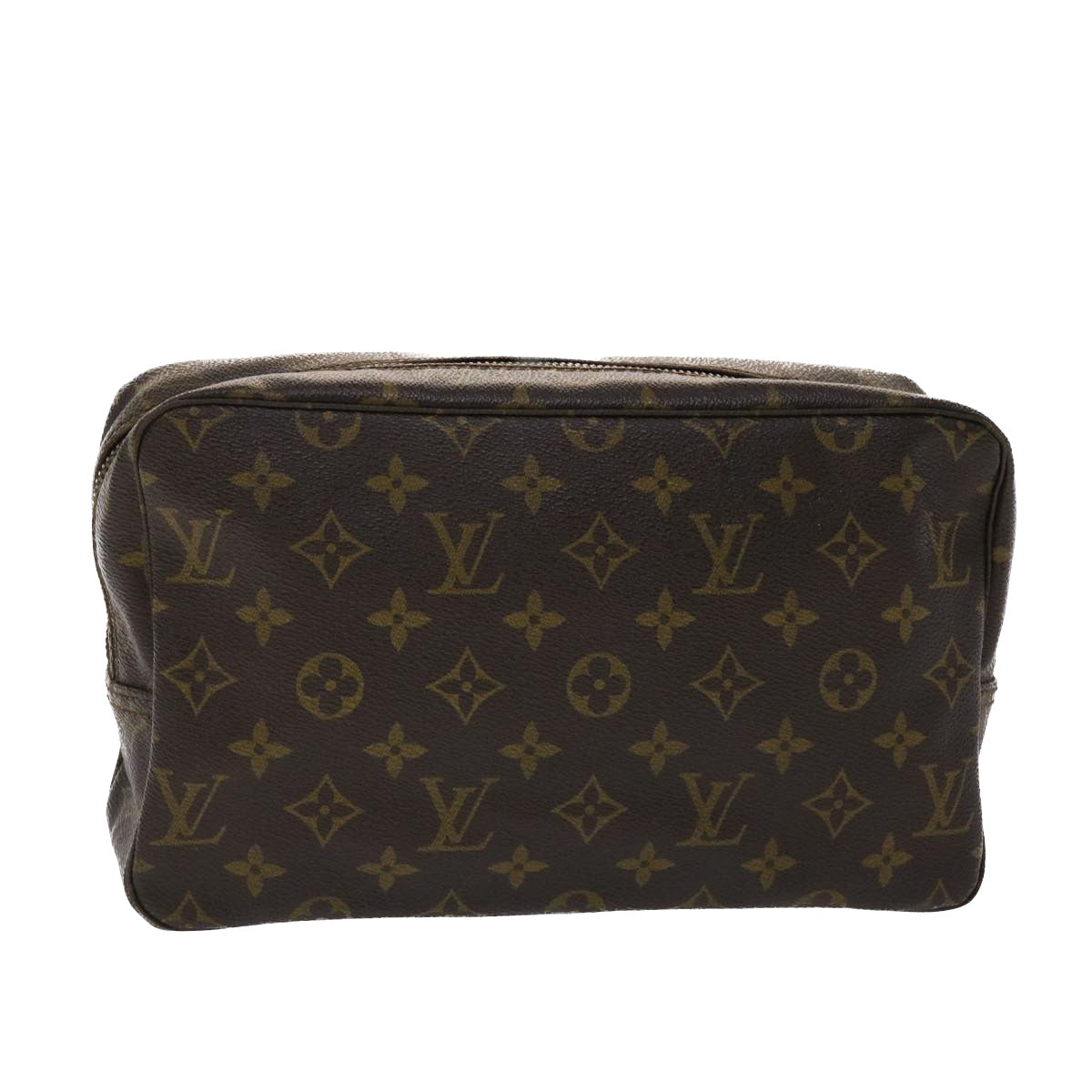 LOUIS VUITTON Monogram Trousse Toilette 28 Clutch Bag M47522 LV Auth 48293