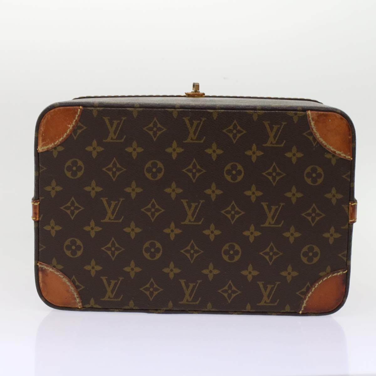 LOUIS VUITTON Monogram Train Case Jewelry Box M23820 LV Auth 48297