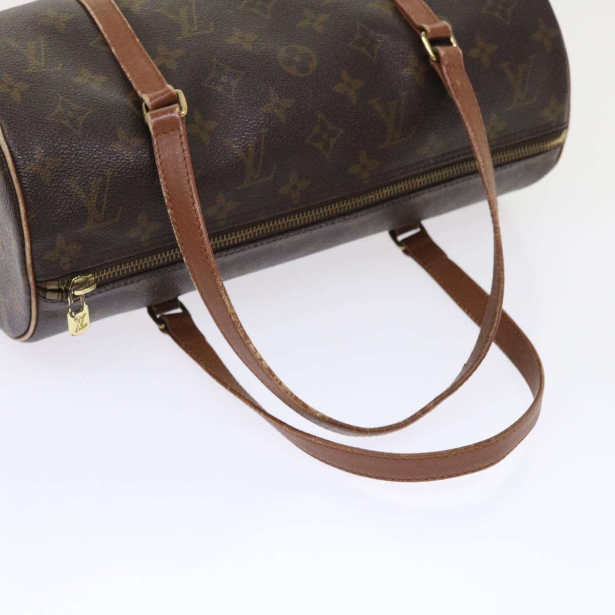 LOUIS VUITTON Monogram Papillon 30 Old Model Hand Bag Vintage M51365 Auth 48302