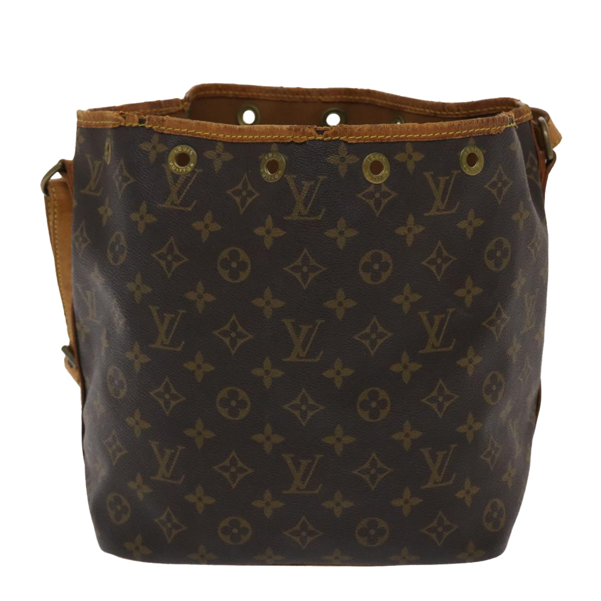 LOUIS VUITTON Monogram Petit Noe Shoulder Bag M42226 LV Auth 48304