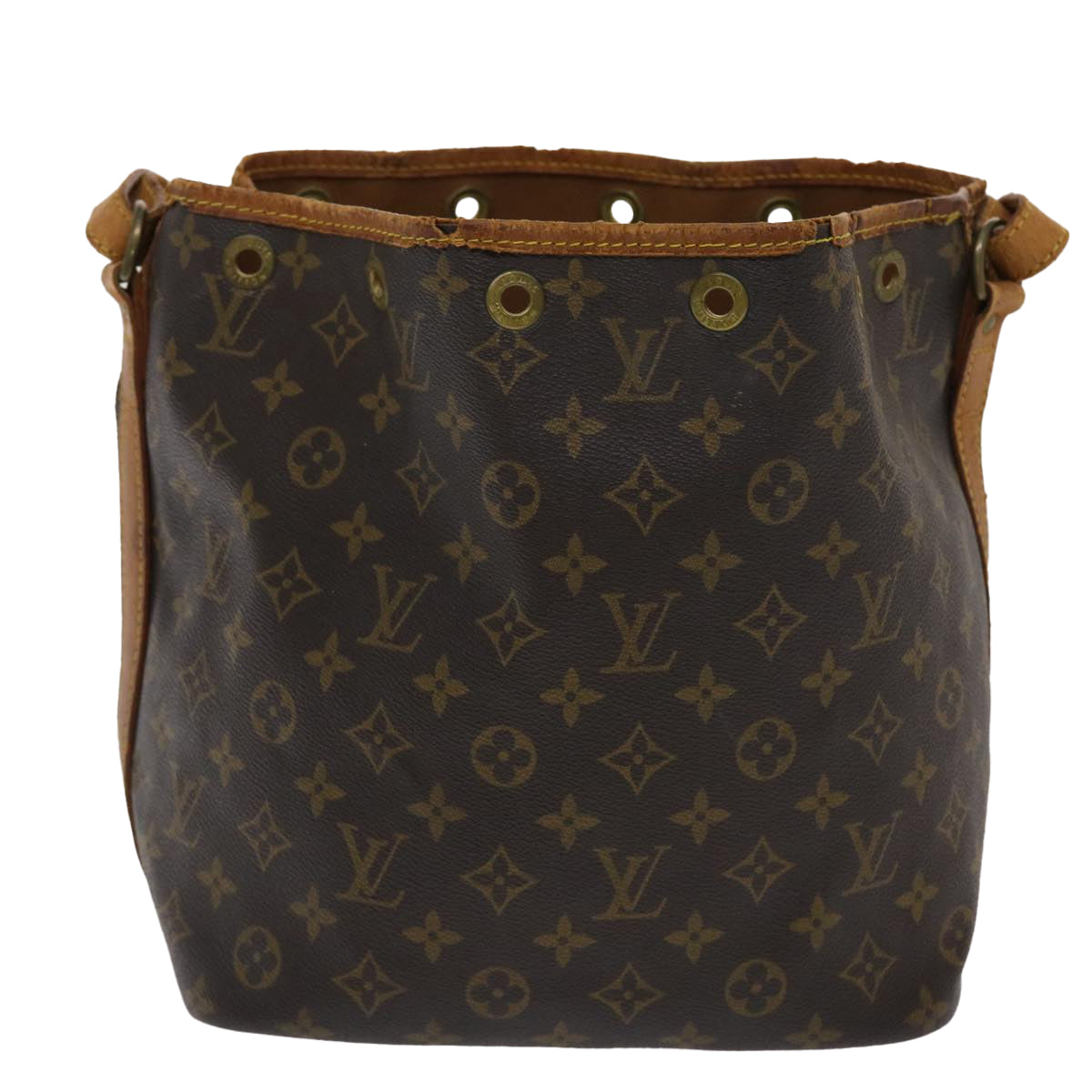 LOUIS VUITTON Monogram Petit Noe Shoulder Bag M42226 LV Auth 48304