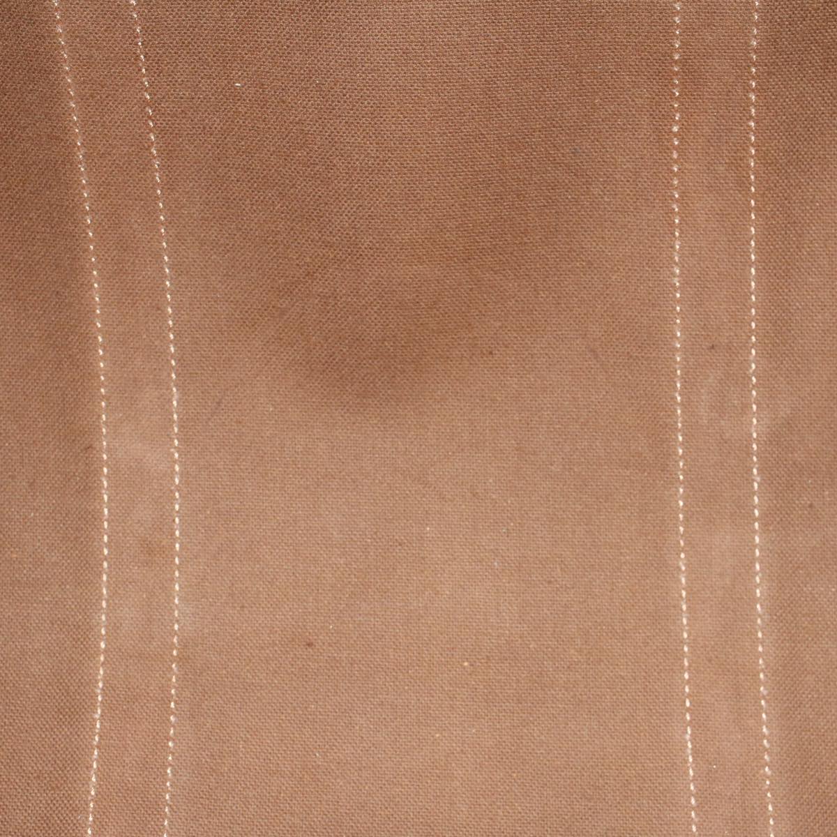 CELINE Macadam Canvas Boston Bag PVC Leather Brown Auth 48316