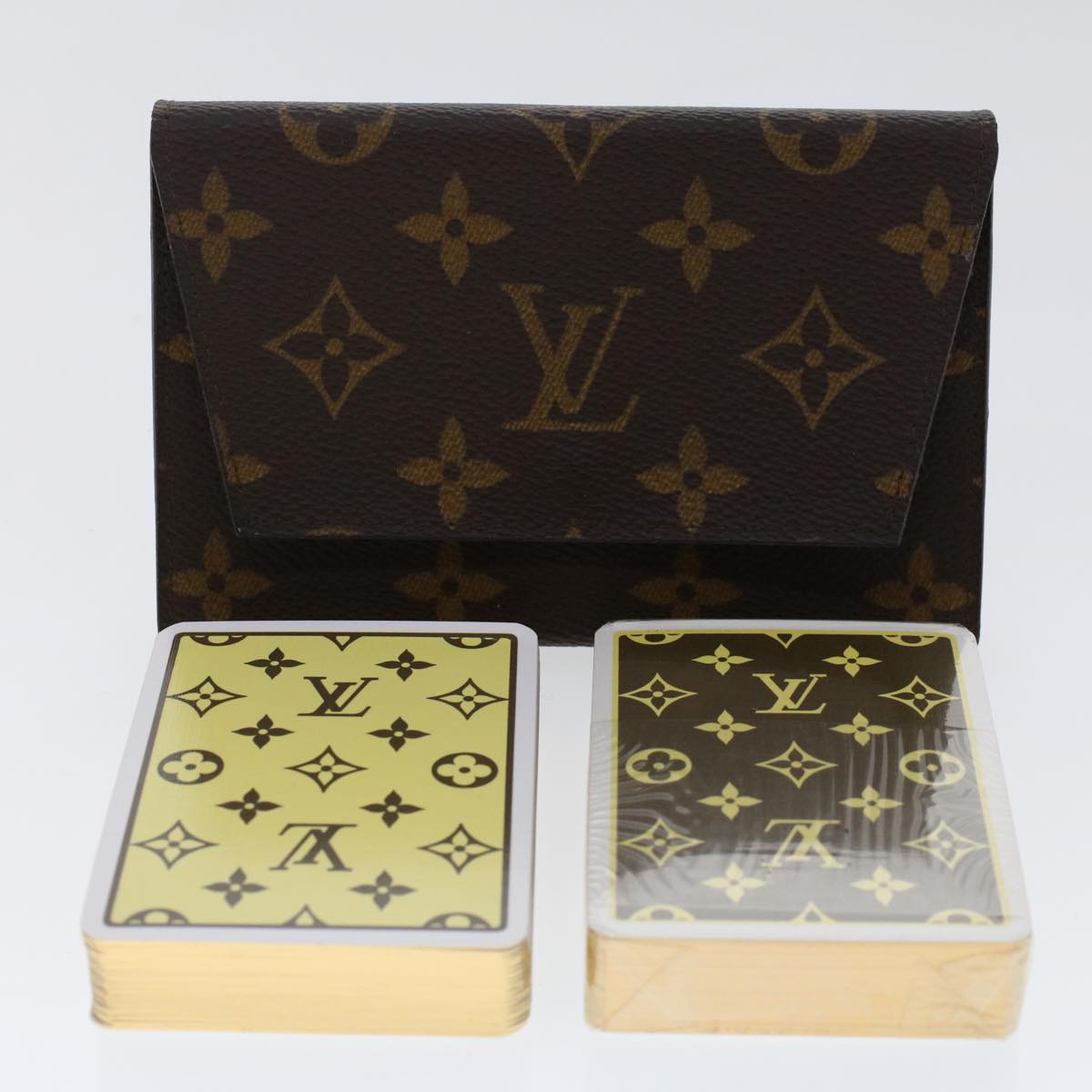 LOUIS VUITTON Monogram Playing Cards Case LV Auth 48335 - 0