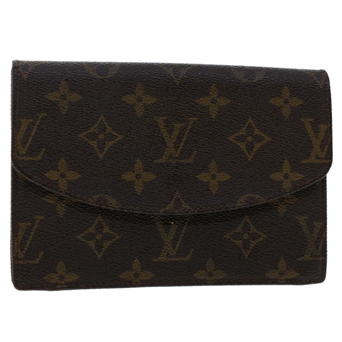 LOUIS VUITTON Monogram Pochette Rabat 17 Clutch Bag M51938 LV Auth 48345