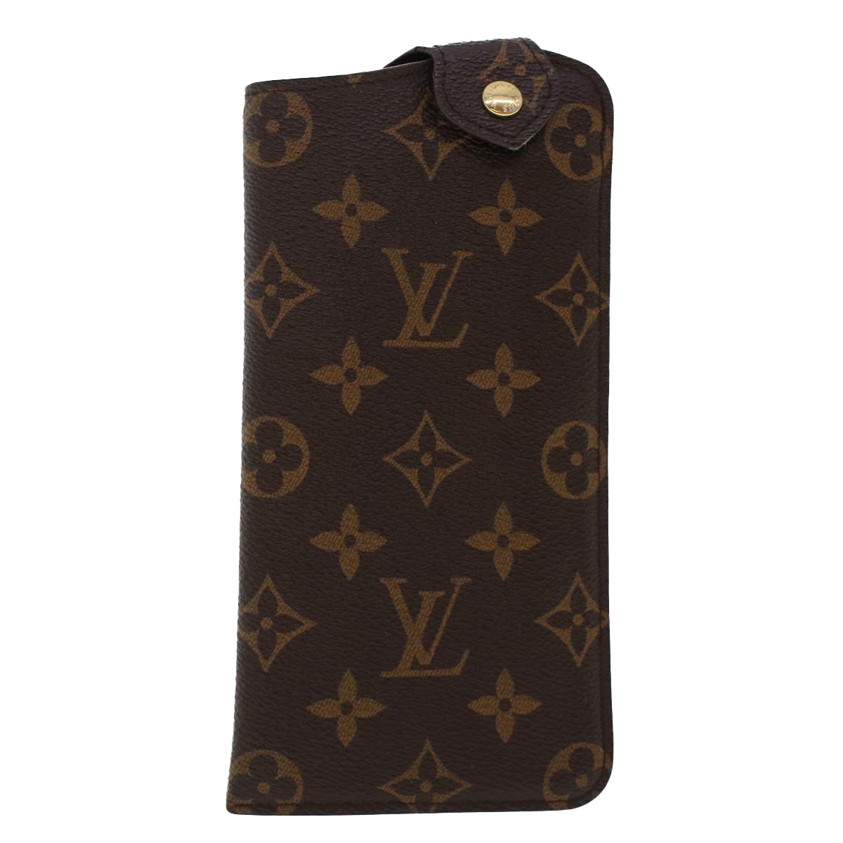 LOUIS VUITTON Monogram Etui Lunette MM Glasses Case M66544 LV Auth 48369