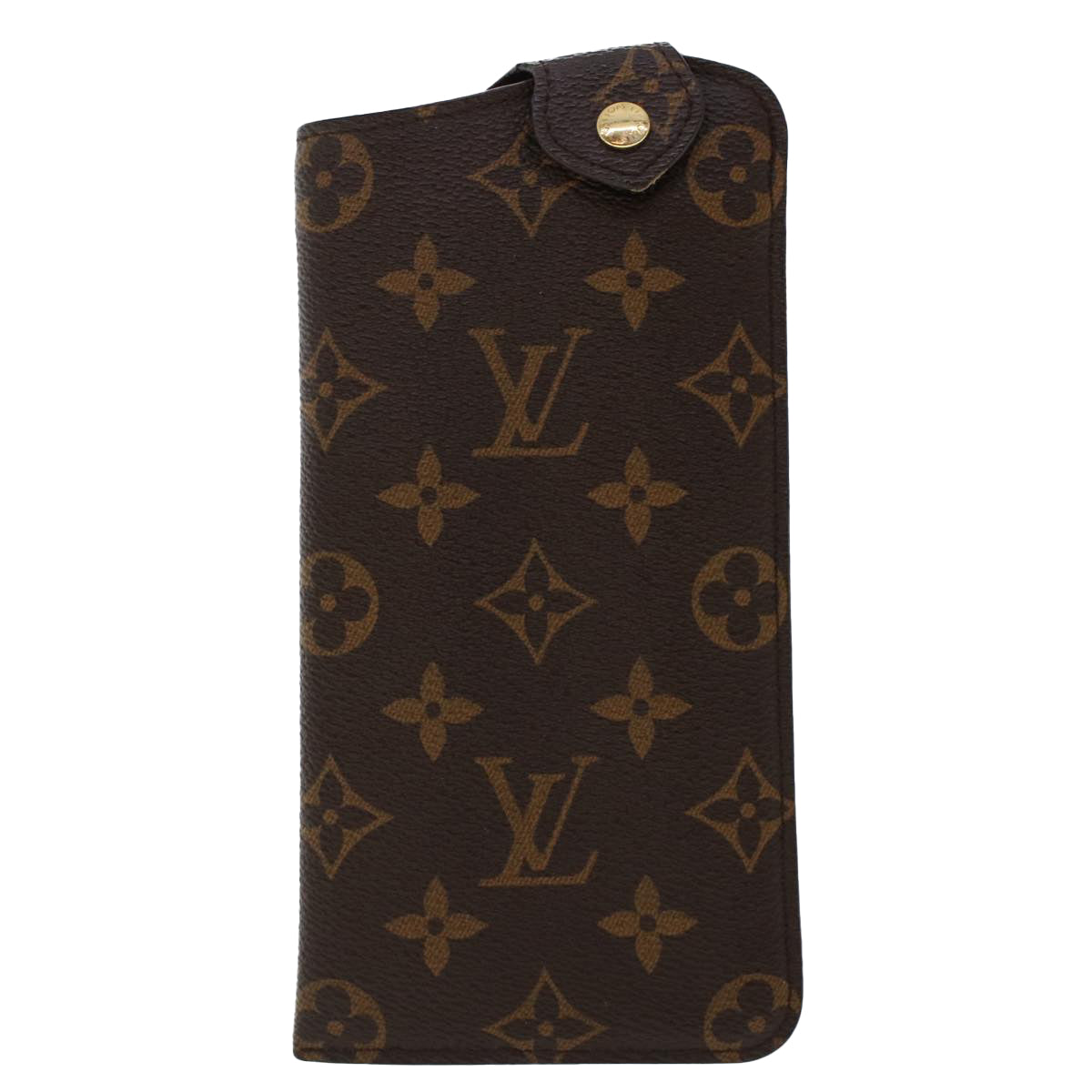 LOUIS VUITTON Monogram Etui Lunette MM Glasses Case M66544 LV Auth 48369