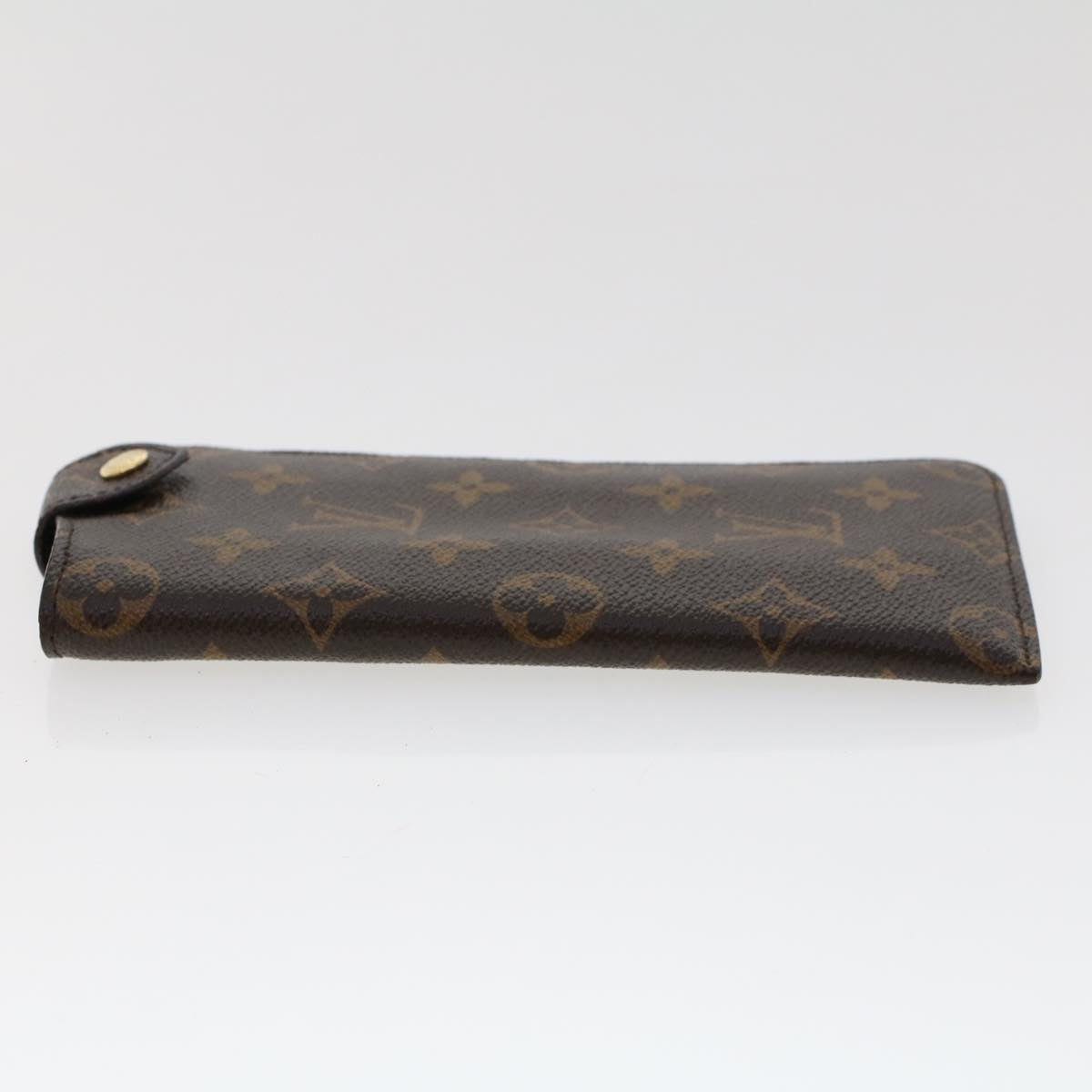 LOUIS VUITTON Monogram Etui Lunette MM Glasses Case M66544 LV Auth 48369