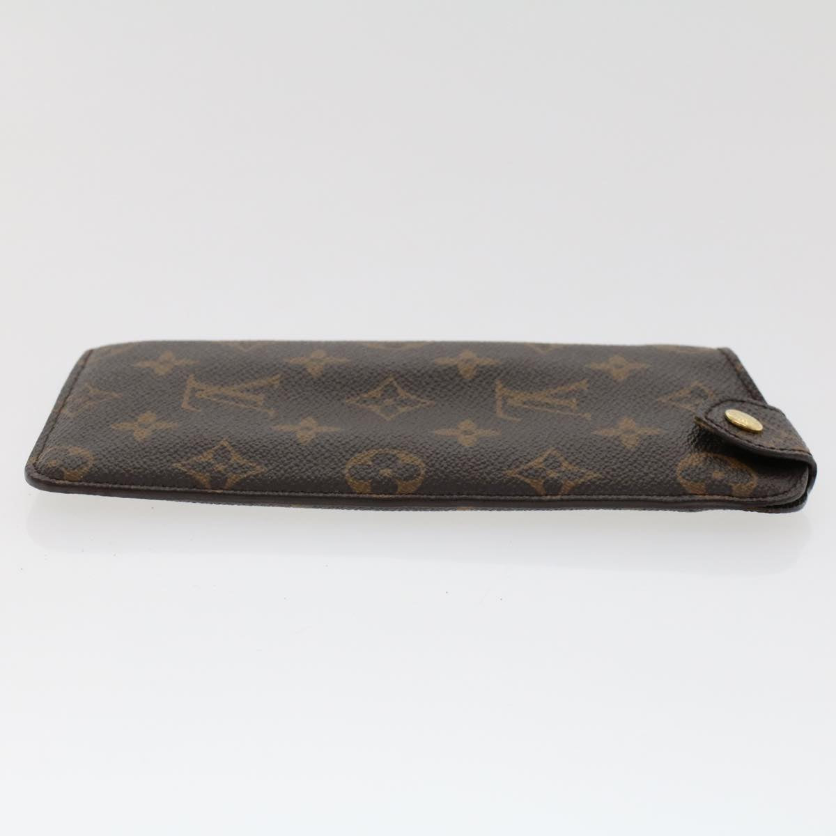 LOUIS VUITTON Monogram Etui Lunette MM Glasses Case M66544 LV Auth 48369