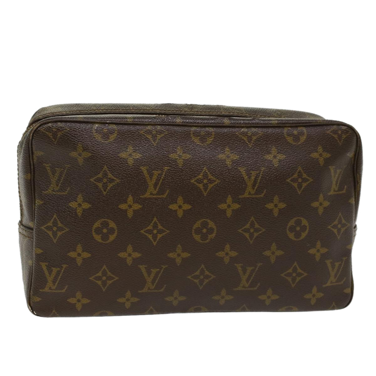 LOUIS VUITTON Monogram Trousse Toilette 28 Clutch Bag M47522 LV Auth 48395